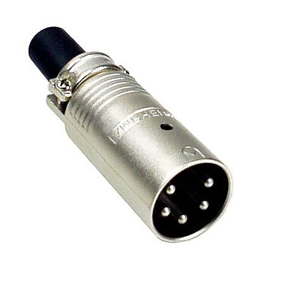 Aanpassing Kolonisten Het formulier 5 Pin Male Speaker Cable Connector