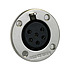 6 Pin Female Panel Mount Connector