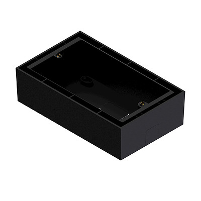Surface Mount Wallbox to suit DW5066, MWX65, WP523 Wallplates - Black