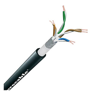 Cat 6A Shielded Ethernet Cable - 100m Roll