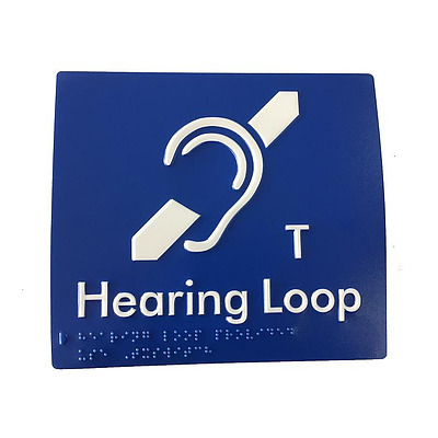 Polycarbonate Braille Induction Sign