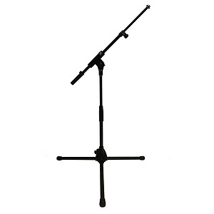Microphone Stand - Low with Telescopic Boom