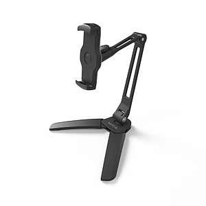 Phone & Tablet Stand with Extended Arm - Black