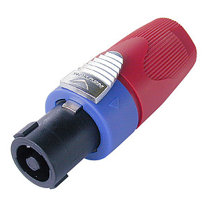 Speakon 4pole Female Cable Connector Red