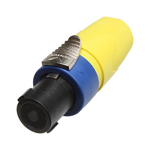 Speakon 4pole Female Cable Connector Yellow