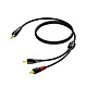 1.5m 3.5mm Jack Male Stereo - Dual RCA Cable