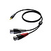 1.5m 3.5mm Stereo Jack - Dual Male XLR Cable