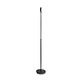 Straight Microphone Stand with Round Base & One Hand Clutch