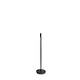 Straight Microphone Stand with Round Base & One Hand Clutch