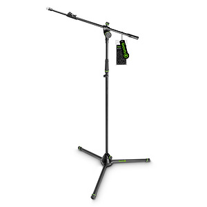 Microphone Stand with Folding Tripod Base & Telescoping Boom